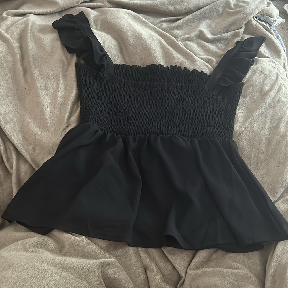 Ladies Black SHEIN Top ~ Size Large